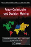 Fuzzy Optimization and Decision Making杂志封面